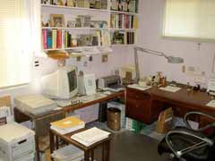 Where all the hard work takes place, wait a minute, where's Bob? -- coffee break no doubt.